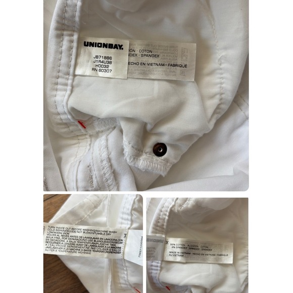 Unionbay Women's Size 13 White Y2K Denim Jean Shorts - NEW - Picture 10 of 13